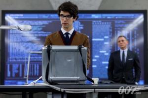 Ben Whishaw as the new Q. Oh, that cardigan.